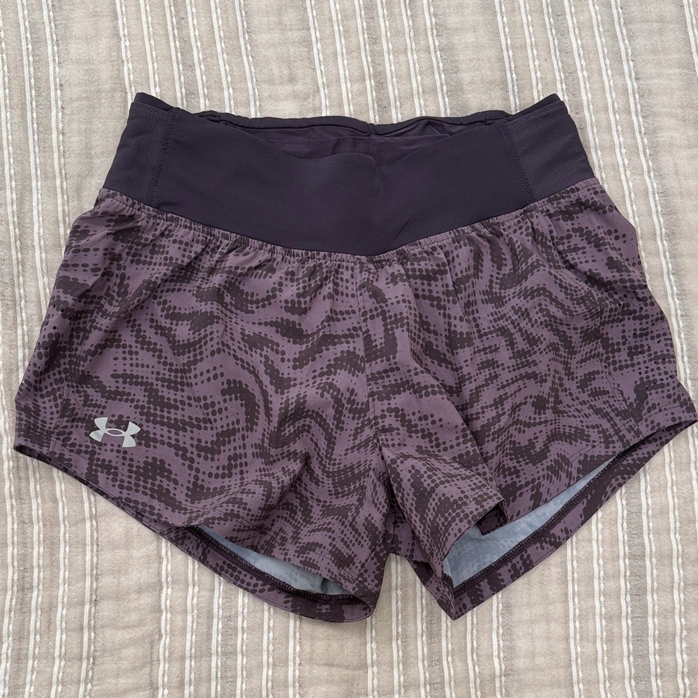 Under Armour Women's Dark Purple Athletic Shorts